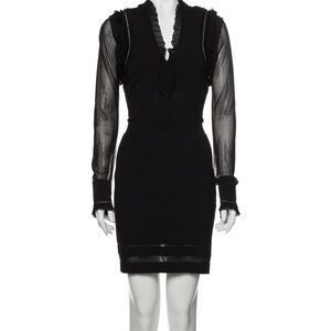 Roberto Cavalli V-neck mini dress